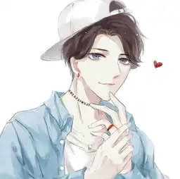  求天官赐福中花城和谢怜短发穿现代装戴情侣耳环的所有图片,谢谢