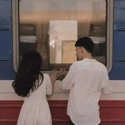  超温柔的情侣头像