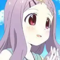 萌萌的表情卡通姐妹头