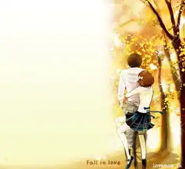  寻找一图片,在美丽的黄昏下,一男孩骑单车载着一女孩,道路两边都是花,单车骑往的方向是一所漂亮的房子