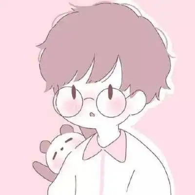  动漫情头一男一女分开萌系情头动漫两张分开图片