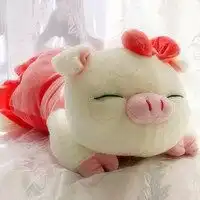  卡通小猪头像情侣微信头像图片大全