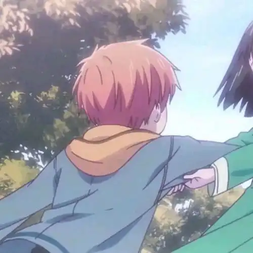  动漫情侣头像你的名字就是我最好的文案