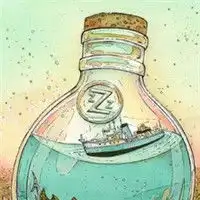  卡通版简约头像冷色调手绘一丝淡然淡弃我几曲情