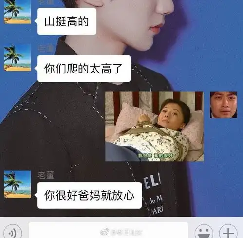  哈哈哈和爸妈聊天慎发表情包你根本猜不到结局