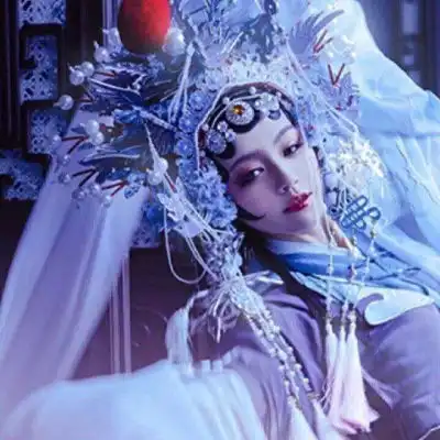  戏子头像古风真人高清唯美戏子古风图片