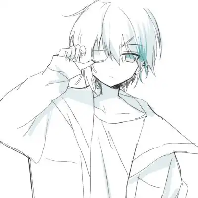  干净白底动漫头像图片