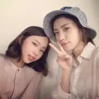  2015逗比闺蜜头像一对快乐常伴你我左右