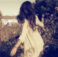  头像女生欧美清新背影