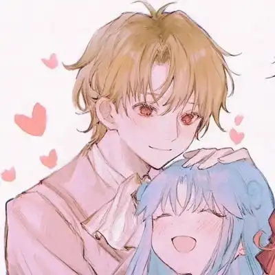  2023最新充满爱意动漫情侣头像