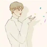  情侣头像分开一人一半卡通