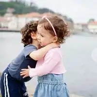  可爱萌小孩情侣头像大全2015青梅竹马的情侣头像一对