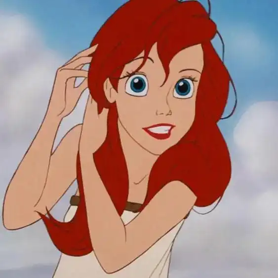  迪士尼公主头像爱丽儿头像