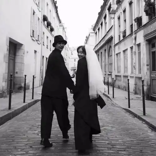  精选头像个性黑白情侣头像