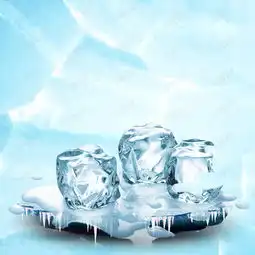  蓝色冰块空调冰箱电器psd分层主图背景图片免费下载主图直通车psd千库网图片编号5062889