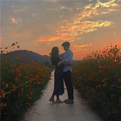  唯美清新意境情侣头像,美好幸福的日子