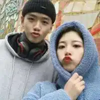  双人真人恋人头像