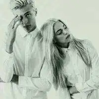  情侣头像黑白一对两张