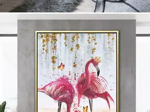  北欧简约手绘情侣火烈鸟玄关背景墙装饰画图片设计素材高清模板下载84.89mb动物装饰画大全