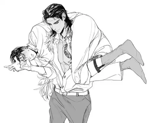  插画头像荷尔蒙爆棚太太好会画男人了这动态线稿画画人收藏