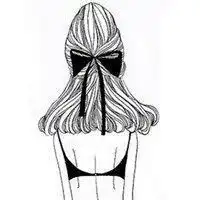  动漫低双马尾女生头像背影微信头像图片大全