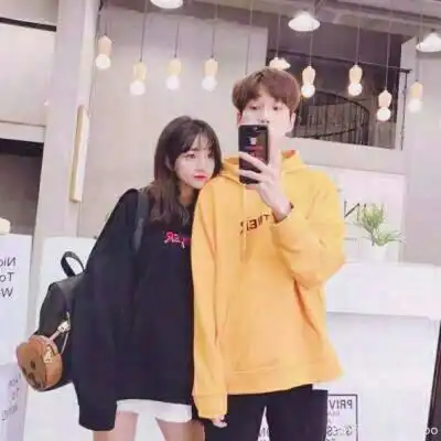  2018好看的情侣头像一对两张唯美甜蜜画个圈圈喜欢你