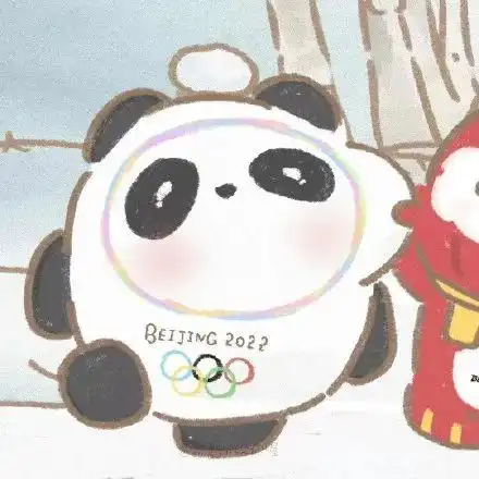 冰墩墩头像雪容融头像冬奥吉祥物头像