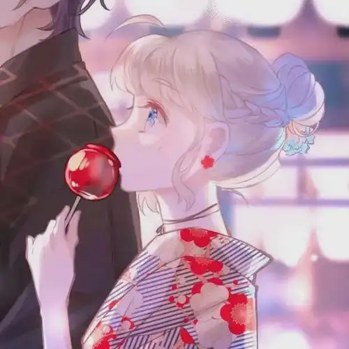  动漫头像原来爱情就是我正要表白而你也刚好正在输入