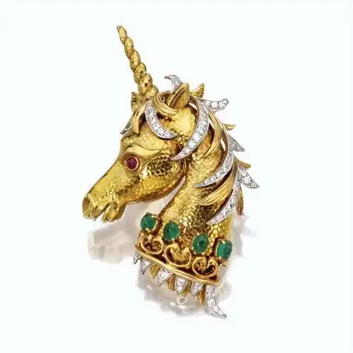  山海经中的神兽,童话森林的守护精灵22款独角兽珠宝,有谁不爱