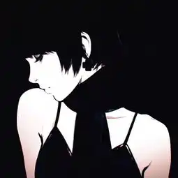  一组黑色系头像