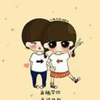  情侣插图手绘可爱头像微信头像图片大全