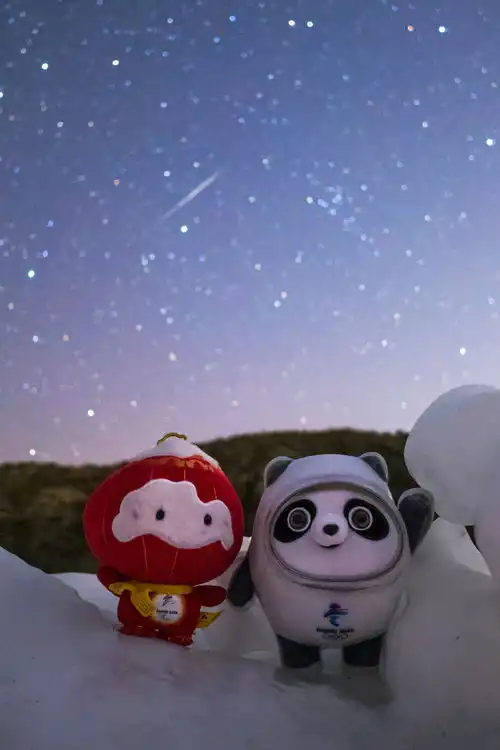 转存冰墩墩雪容融手机壁纸