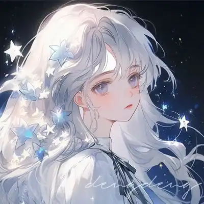  2023最新浪漫唯美银发动漫情侣头情侣头像我要个性网