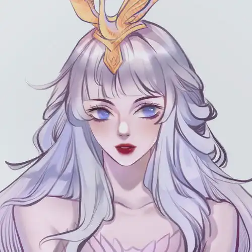  淘到一组超好看的手绘头像,白月光与朱砂痣