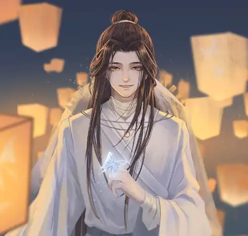 吉星高照花城谢怜服饰得到改良,气质还是不对,破次元难