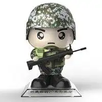  卡通敬礼背影图片微信头像图片大全