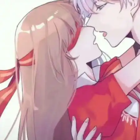  动漫情侣头像一对最深的爱是舍不得放开