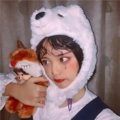  最近皮一下头像火了,嘟嘴很萌了,图4专治不开心