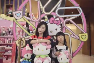 亲子闺蜜照就要这么作,一起甜蜜在凯蒂猫家园,亲子装这样穿更有味