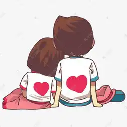  情人节情侣互相依偎背影素材图片免费下载千库网