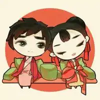  汉服二次元情侣头像动漫汉服文化主题好看情侣头像