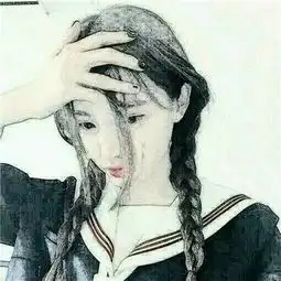  女头像手绘唯美有气质图片2018除了生活我什么都不想追求