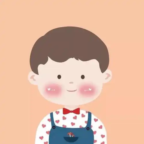  2021最新简单好看的卡通情侣头像一左一右