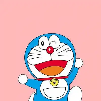  哆啦a梦头像情侣一对两张卡通图片男女配对一左一右哆啦a梦头像