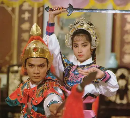  tvb老剧杨家将无线五虎将罕见同台飙戏,饰演亲兄弟