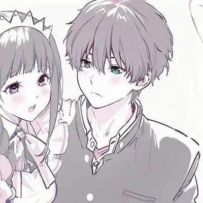  2023最新温暖彼此动漫情侣头像