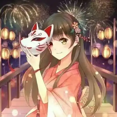  这个有个狐狸面具的动漫男生是谁啊