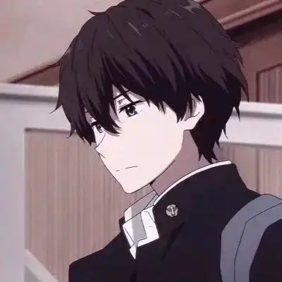  黑白灰色qq情侣头像