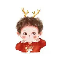  好运的新年萌宝宝手绘卡通头像分享微信头像图片大全