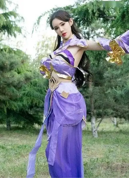  王者荣耀cos露娜紫霞仙子